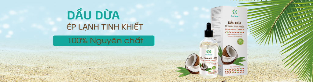 Dầu Dừa Ép Lạnh Herbee